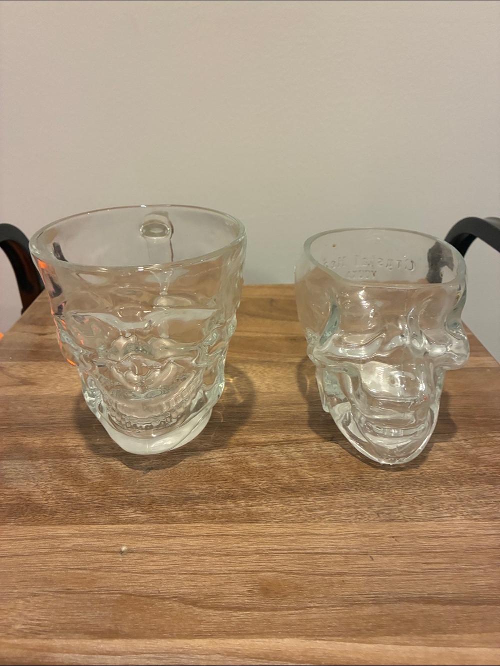 Clear Glass Skull bundle - Mug and Decor